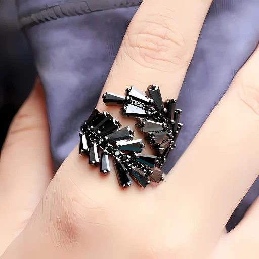 Lavencious Art Cocktail Fashion Ring Size